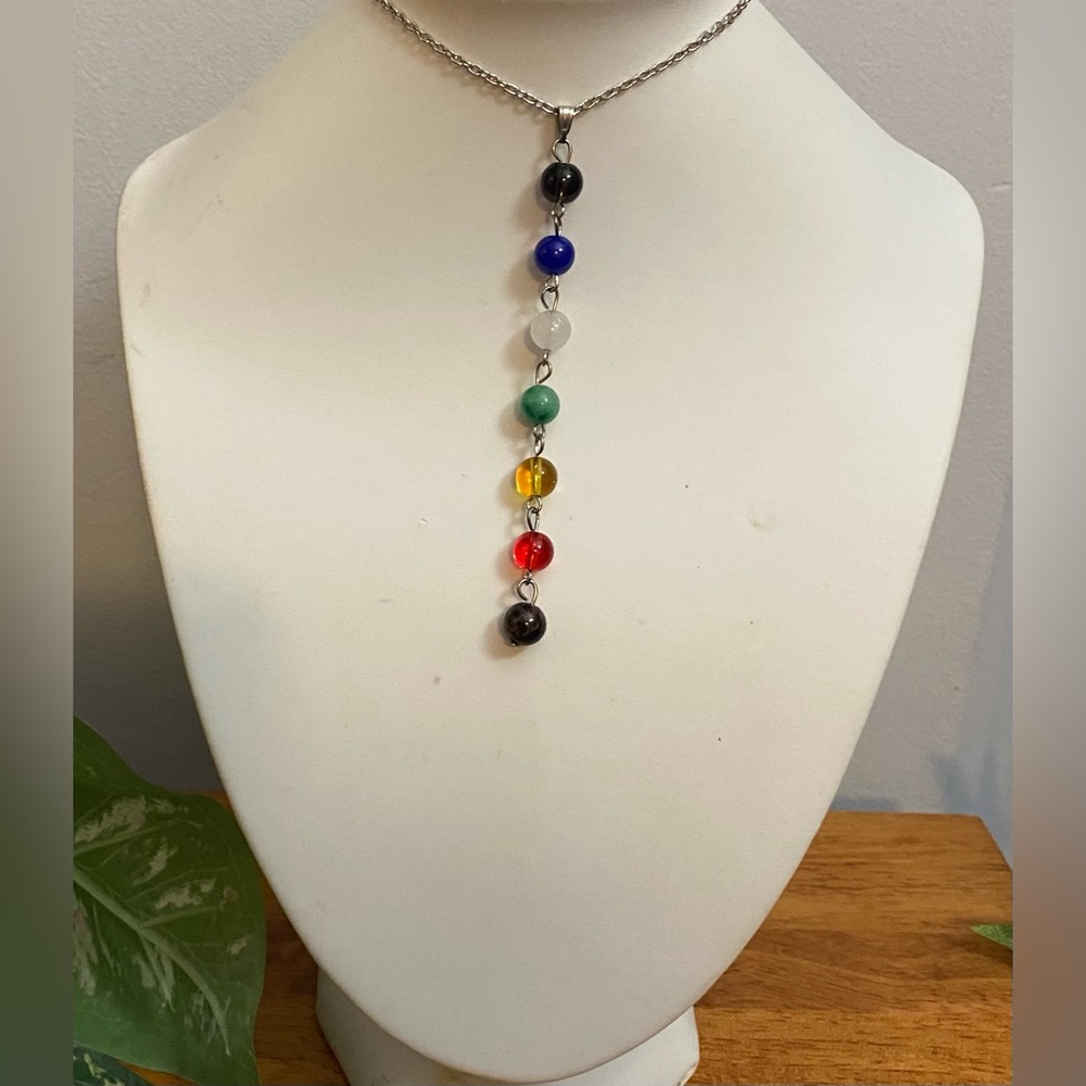 NWT Chakra bead necklace